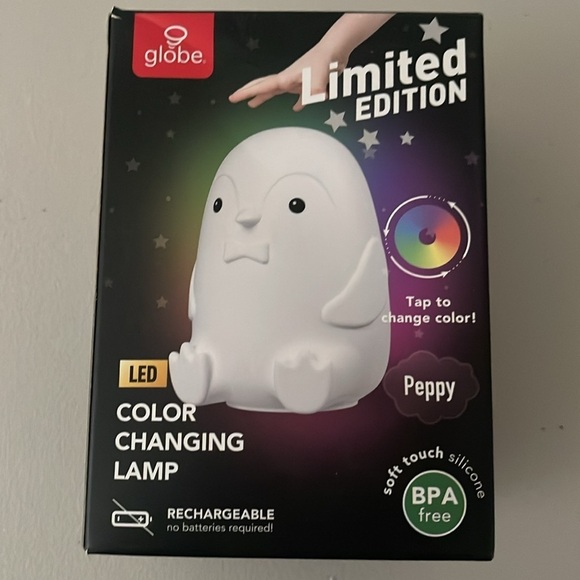 (NEW) Globe Limited Edition “Peppy” The Color Changing Lamp Rechargeable - Picture 3 of 6